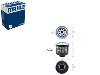 FILTRO COMBUSTIBLES MITSUBISHI MAHLE  