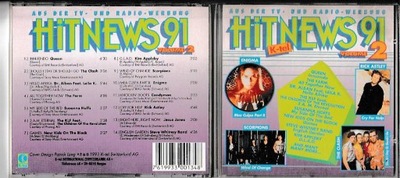 Płyta CD Hit News 91 Volume 2 1991 Queen Scorpions ____________________