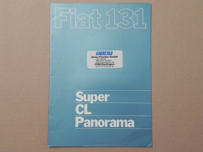 Prospekt - FIAT 131 - 1982 r