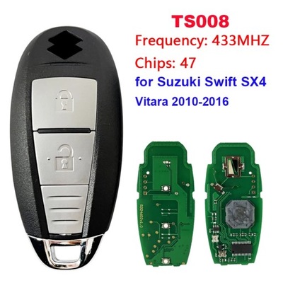 TS007/TS008 AFTERMARKET SMART KEY PARA SUZUKI SWIFT KIZASHI SX4 VITAR~22690  