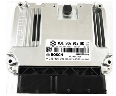 КОМПЬЮТЕР ECU SKODA 2.0 TDI 03L906018BR 0281016396