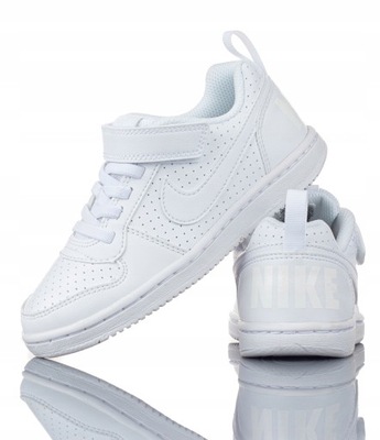 BUTY DZIECIĘCE NIKE COURT BOROUGH AV3167 100 27,5