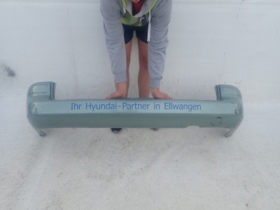 Hyundai trajet бампер задняя задний фото №1