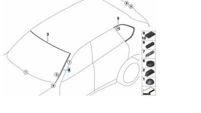 JUOSTA STIKLAI BMW X5 51317387917 51317387918 L I P 