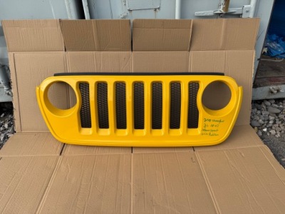 Решётка радиатора решётка радиатора jeep wrangler jl jlu gladiator с камера фото №1