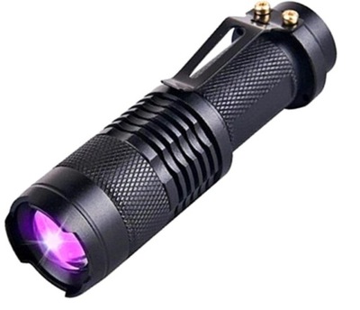 ŽIBINTUVĖLIS TAKTYCZNA LED ZOOM DIODAS UV TESTER ODPORNA 