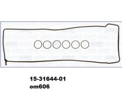 Victor reinz прокладка кришки клапанів 15-31644-01 om606 фото №1