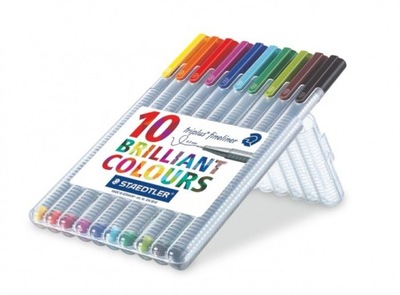 Cienkopis STAEDTLER TRIPLUS FINELINER 0,3mm 10 szt