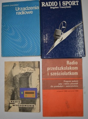 Radiotechnika radio urządzenia radiowe Zestaw x4
