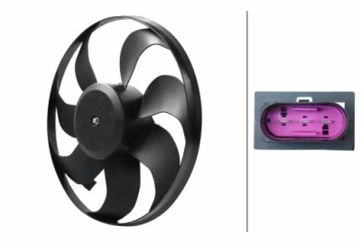 Hella 8ew 366 420-281 вентилятор, охолодження двигуна фото №1