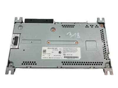 Усилитель радио 81a035223 skoda superb iii 2015- фото №1