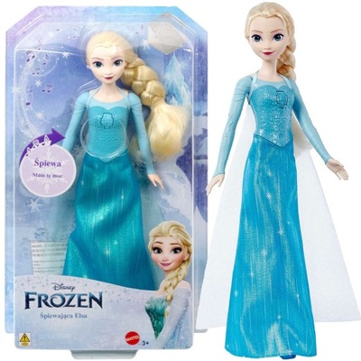 FROZEN KRAINA LODU ŚPIEWAJĄCA LALKA ELSA 30CM PL