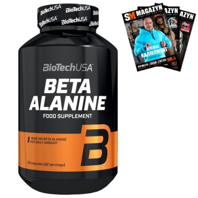 BIOTECH USA BETA ALANINE 90 kaps WYTRZYMAŁOŚĆ SIŁA