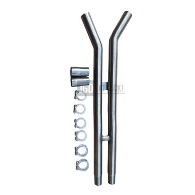 H-пайп резонатор jgd attack ford mustang 2015-2017 v8 gt фото №1