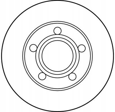 ДИСК HAM. SKODA T. SUPERB 01-08