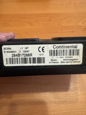 Модуль bcm scenic iii 1.6 dci 284b17288r фото №1