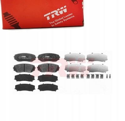 Тормозные колодки тормозные перед trw do mazda cx-9 3.5 3.7 фото №1