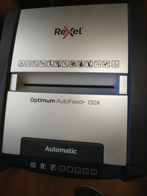 Niszczarka Rexel Optimum AutoFeed+ 130X, (P-4), 20 l kosz