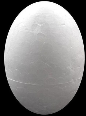 Jajka styropianowe śr. 14 cm wys. 20 cm