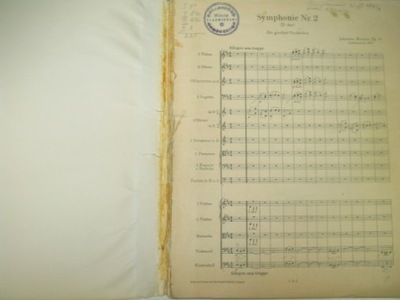 Brahms II SYMFONIA PARTYTURA