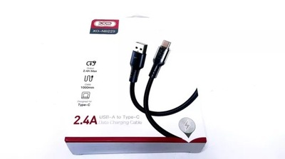 KABEL USB - USB-C XO-NB229 1,0 M 2,4 A CZARNY