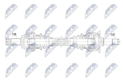 ПОЛУОСЬ ПРИВОДНАЯ BMW 5 F10/F11 525D/530D/535I/550I 1