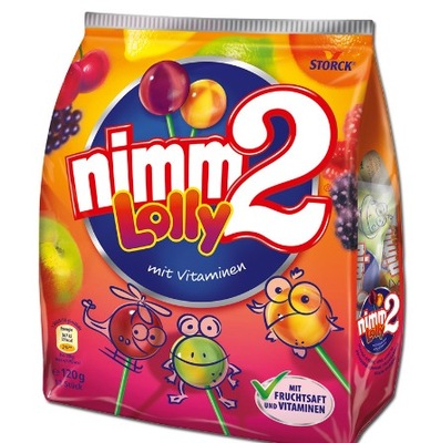 Nimm2 Lizaki z witaminami 200g 20szt z Niemiec