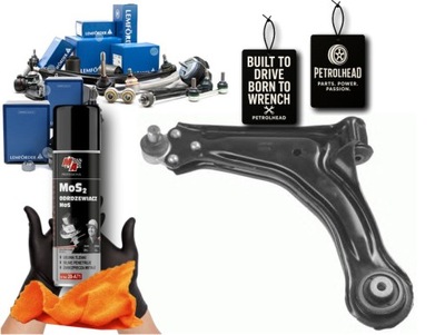 Важіль mercedes перед vito le нижній 96- lemforder #petrolhead pro+ kit1 фото №1