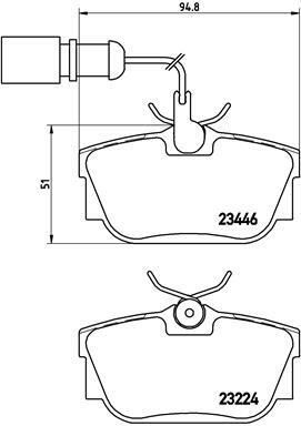 ZAPATAS DE FRENADO BREMBO P 85 059  