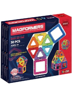 Klocki magnetyczne Magformers 30 elementów 30