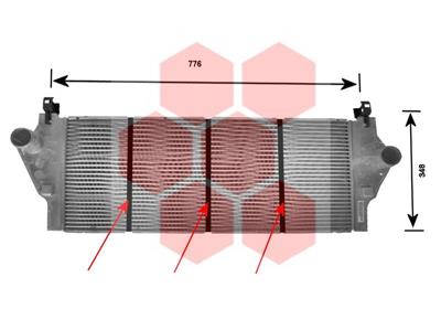 INTERCOOLER VAN MAZGAS 43004295 8200008761 