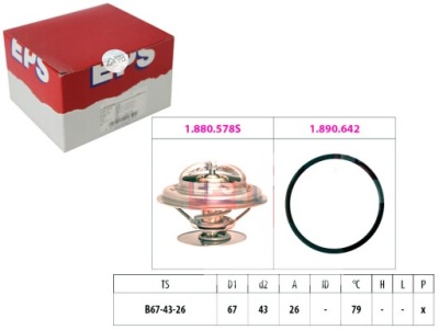 THERMOSTAT OPEL EPS 