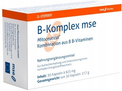 Witamina B-Kompleks MSE 30 kaps. - Mito-Pharma