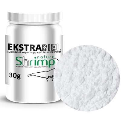 SHRIMP NATURE Ekstra Biel 30g e-krewetki