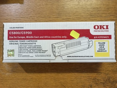 Toner OKI Oki C5800 C5900 43324421 żółty (yellow)