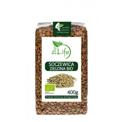 SOCZEWICA ZIELONA 400G BIO LIFE