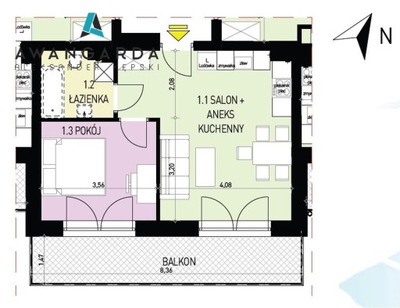 Mieszkanie, Piekary Śląskie, 41 m²