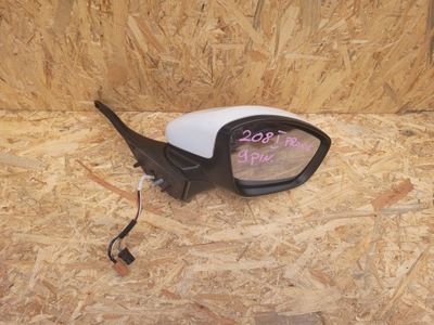 Зеркало наружное правое peugeot 208 i 9pin фото №1