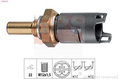 SENSOR TEMPERATURA DE LÍQUIDO REFRIGERACIÓN BMW E36/E39 1-830-274  