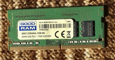 Pamięć RAM DDR4 Goodram GR2133S464L15S/4G 4 GB