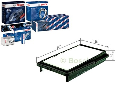 Bosch фильтр воздуха honda accord iv accord v rov фото №1