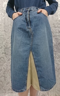 Spódnica jeansowa midi qs. r.40