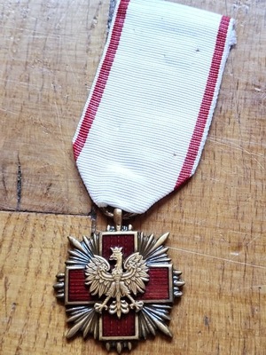 Krzyż Zasługi PCK II RP Brązowy Piękny