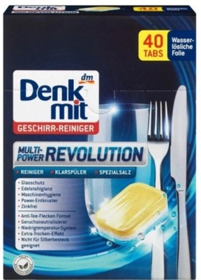 DENKMIT REVOLUTION Tabletki Do Zmywarki 40 szt