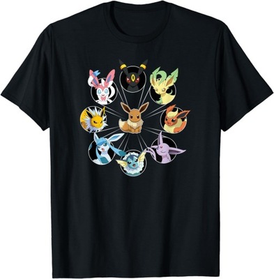 Pokémon - Eevee Evolution Circle T-Shirt