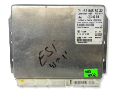 Mercedes модуль бортовий комп'ютер блок керування esp a1635458032 фото №1