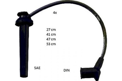 Beru дроти запалювання chevrolet aveo sedan 1.4 фото №1