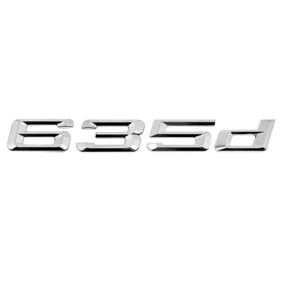 BMW 6 EMBLEM SIGN BOOTLID REAR E63 E64 635D !  