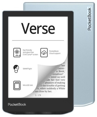 Ebook PocketBook Verse 629 6 8GB Wi-Fi Bright Blue