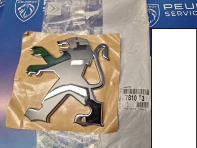 EMBLEMA ZNAK FIRMOWY PARTE TRASERA PEUGEOT 807 CON 7810T3  